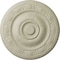 Ekena Millwork Neuveau Ceiling Medallion (Fits Canopies up to 6 3/8"), Hand-Painted Clear Yellow, 24 1/4"OD x 2"P CM24NACYF - alternate 1